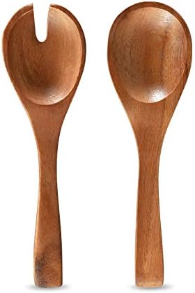 Noritake Kona Wood Salad Servers, 9"