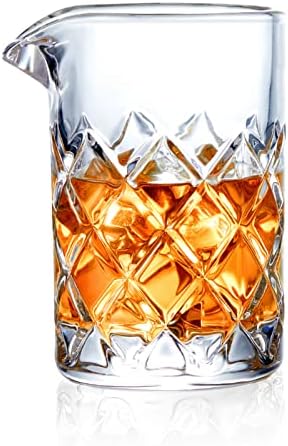 KITESSENSU Bar Mixing Glass, Seamless Pitcher for Stirred Cocktails