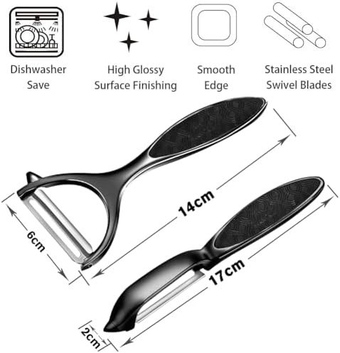 Vegetable Peeler, Potato Peelers for Kitchen Stainless Steel