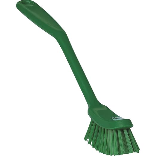Vikan - Fine Dish Brush - Heavy-Duty, Slip-Resistant Cleaning Brush, by Vikan