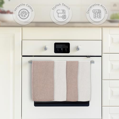 Ossano Kitchen Towels Set - 4 Pack, (20" x 30") - Boho & Decorative