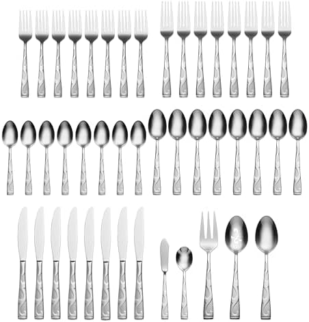 Oneida Tuscany 45-Piece 18/0 Silverware Set for 8, Flatware