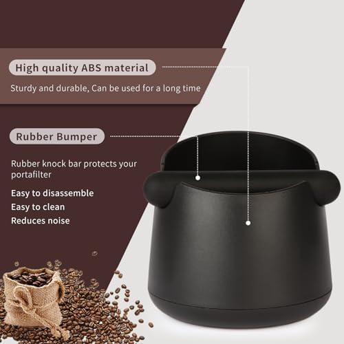 IAOSEN Knock Box Large Capacity Design Espresso Knock Box