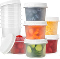 TUZAZO 6 Pack - 20 Oz Food Storage Containers with Screw Lids
