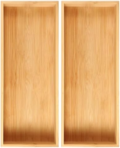 Fabsome Kitchen Utensil Drawer Organizer, Bamboo Silverware Cutlery