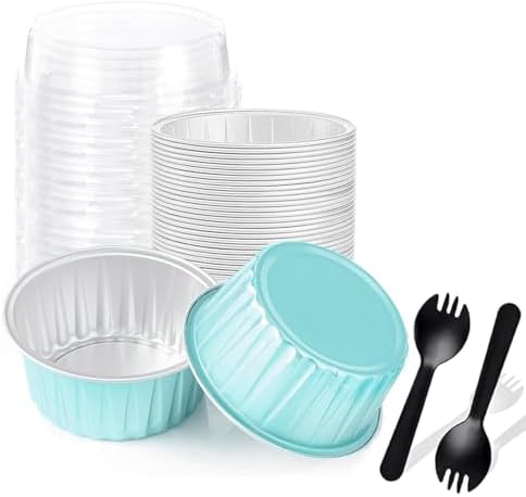 Mini Loaf Pans with Lids and Spoons, Mini Cake Pans for Baking