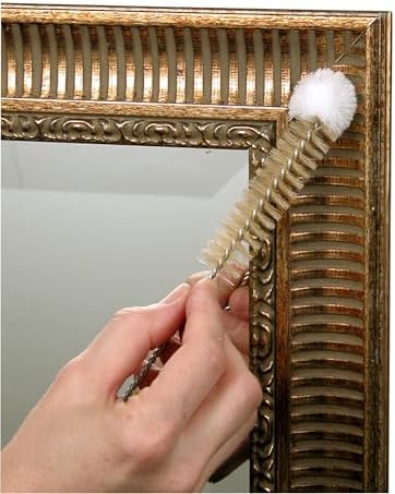 Casabella Glassware Cleaning Brushes with Soft Microfiber Tips, Set of
