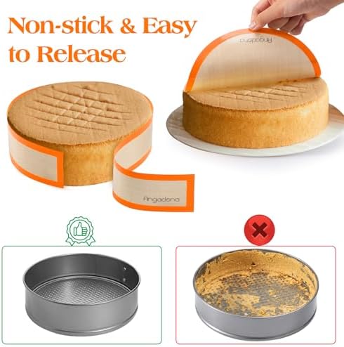 Silicone Baking Mat for Springform Pan, 9 Inch, Orange