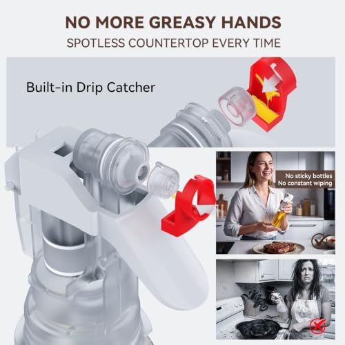 Ruolan 200ml Glass Olive Oil Sprayer