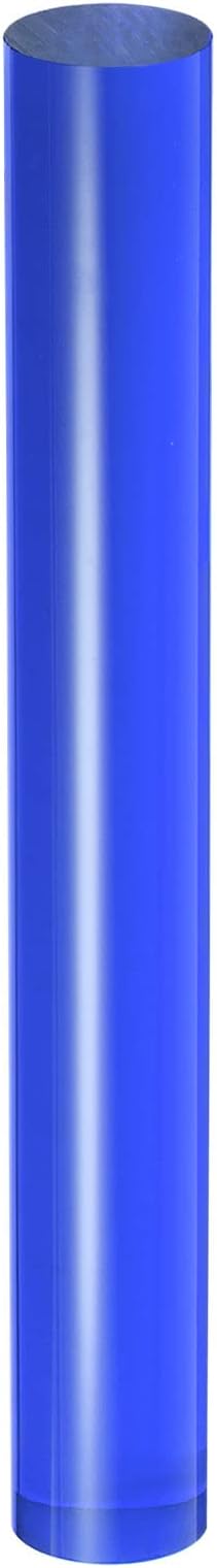 HARFINGTON Acrylic Clay Roller 8 Inch x 1 Inch Solid Non-Stick Plastic Round by HARFINGTON
