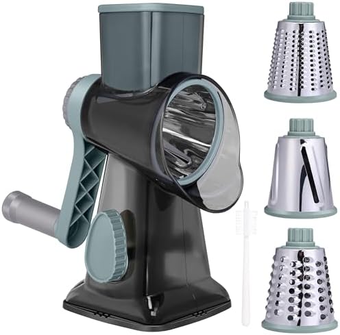 Cheese Grater Box Grater (Rotary Clear Black)