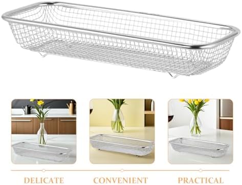 GANAZONO Stainless Steel Dishwasher Silverware Basket 2Pcs - Rustproof
