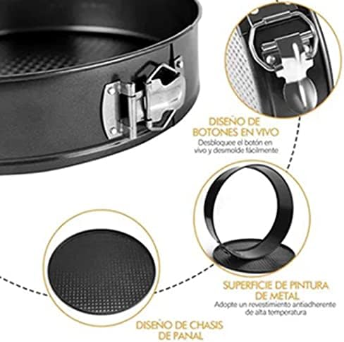 3pcs Cheesecake Pan Non Stick Springform Set Cake Mold