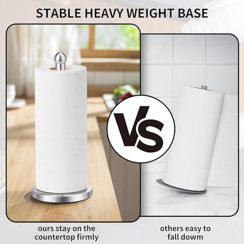 Kaishun Countertop Paper Towel Holder for Standard Rolls