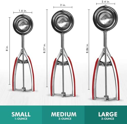 Millvado Stainless Steel Ice Cream and Cookie Millvado 3 Pack