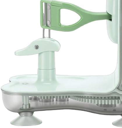 POCREATION Manual Fruit Peeler Corer Slicer, Hand Crank ABS Tool