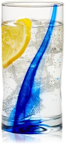 Libbey Blue Ribbon Tumbler and Rocks Drinking Glass Set of 8