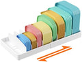Lifewit Kitchen Cabinet Organizer for Food Contanier Lid with 9