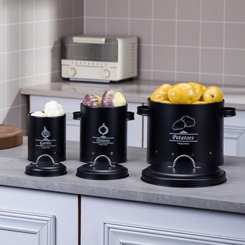 CHICIRIS Potato Storage, 3 Pcs/Set(S-1.33 L, M-2.6 L, L-7.2 L) Potato