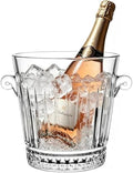 2-Liter Party Ice Bucket, Portable Cocktail Bar Beverage Bucket, Glass