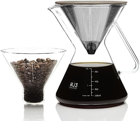 ovalware Pour Over Coffee Maker Set, 17oz