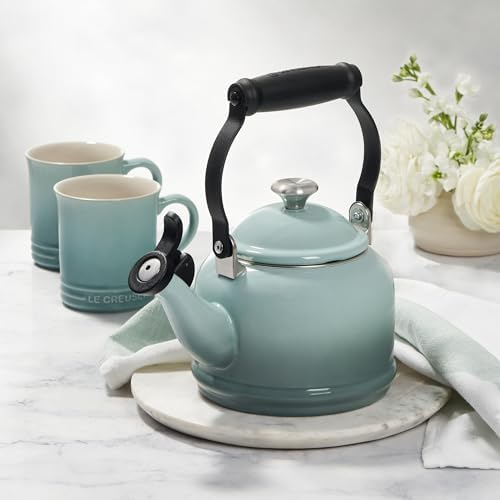 Le Creuset 1.25 qt Olive Enamel Tea Kettle