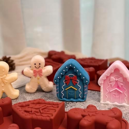 Christmas Silicone Molds For Baking Large Christmas Chocolate Mold 3D