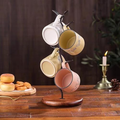 Coffee Mug Holder Tree Rack for Counter,Leaf Shaped Tea Cup Mug Holder