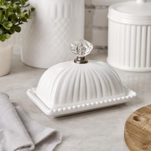 Mud Pie Door Knob Butter Dish