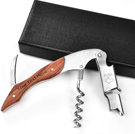 Wine Opener, Wine key, Corkscrew, Wine Bottle Opener w/Foil Cutter