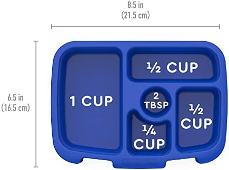 Bentgo Kids Prints Tray with Transparent Cover, 5-Compartment