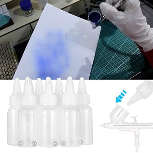 30ml Empty Paint Bottle, Squirt Pigment Condiment Container with Scale