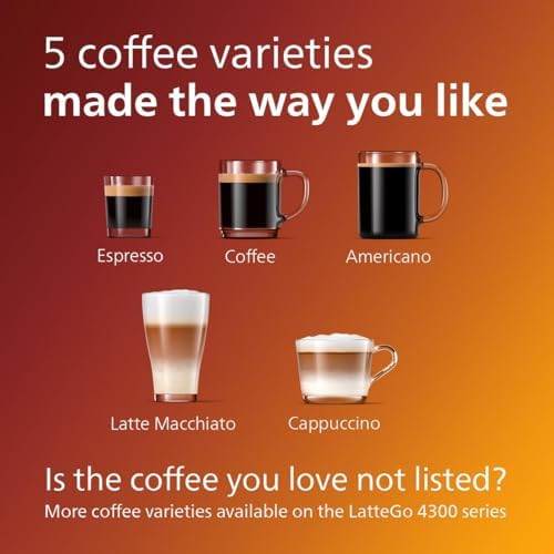 Philips 3200 Series Fully Automatic Espresso Machine with LatteGo