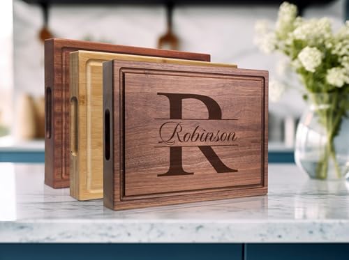 WGB Personalized Split Monogram Chopping Block