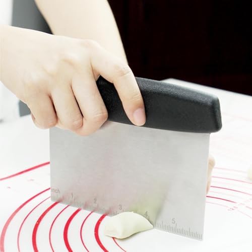 Pro Dough Pastry Scraper - Dough Cutter For Bread | Bench Scraper &