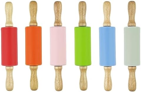 12 Pack Mini Small Rolling Pin for Kids, 9 Inch Kids Rolling Pin
