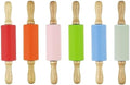 6 Pack Mini Small Rolling Pin for Kids, Kids Rolling Pin Wooden Handle