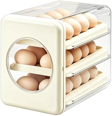 Egg Dispenser for Refrigerator Transparent Preservation Shelf
