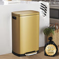 SYNCVIBE 13 Gal Stainless Steel Step Trash Can