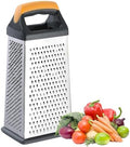 Cheese Grater, 4-Sided Stainless Steel Box Grater for Kitchen