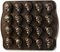 Nordic Ware Skull Bite Cakelet, 2.5 Cups, Bronze