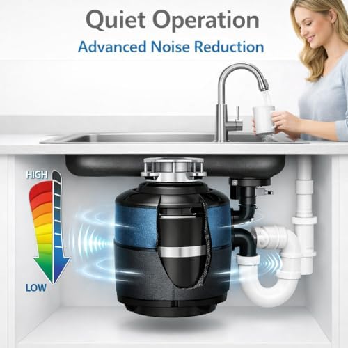 Replacement for Insinkerator Antimicrobial Quiet Collar Sink Baffle