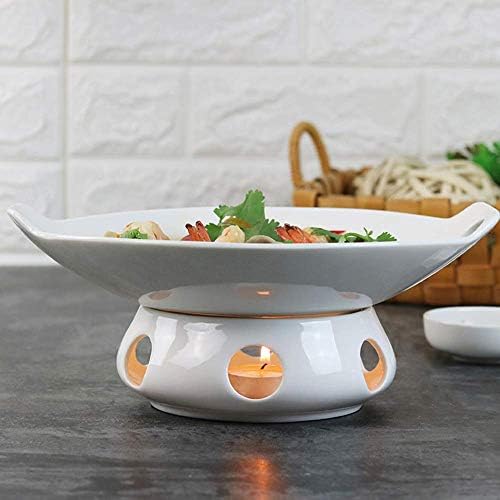 Kimmyer 12 Inch Buffet Casserole Dish, Ceramic Chafer