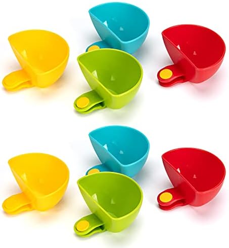 Dip Clip for Bowls Plates 8PCS Plastic Dip Clip Bowl Plate Holder Chip
