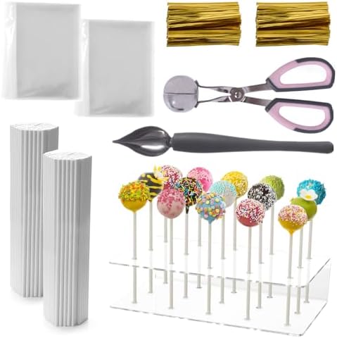 Cake Pop Kit, 200 Sticks, 200 Wrappers