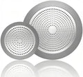 2PCS Shower Drain Hair Catcher, Weighted Metal Bathtub Drain Strainer