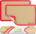 Nutrichef Silicone Baking Mats - 2 Non-stick Food-Grade Silicone Mats
