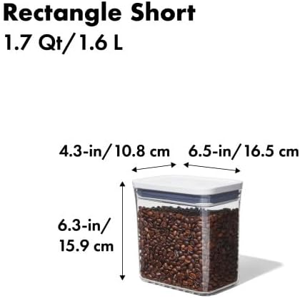 OXO Good Grips POP Container, Airtight Food Storage, 1.7 Qt