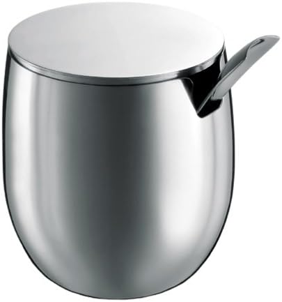 Bodum Columbia Stainless-Steel Sugar and Creamer Set