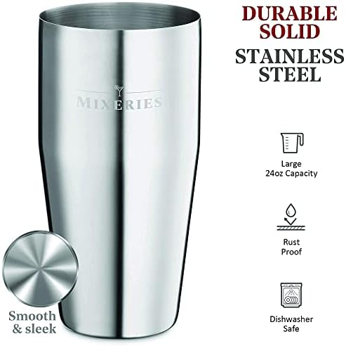 Mixology Bartender Kit with Stand - 19 Piece Bar Set Cocktail Shaker
